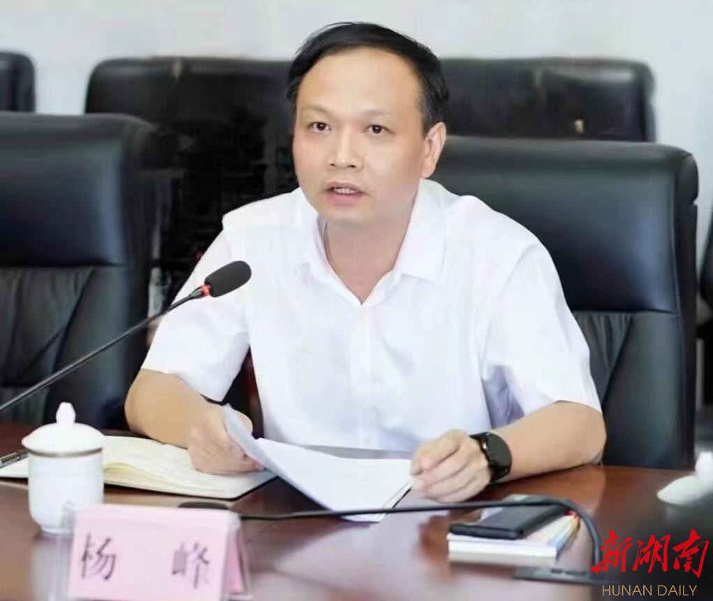 学精神担使命·岳阳行动㉛|岳阳市应急管理局党委书记、局长杨峰：构筑高水平安全 护航高质量发展